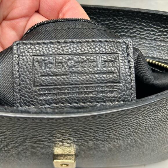 Viola Castellani Italian Handmade Leather camouflage Bag - Picture 12 of 14